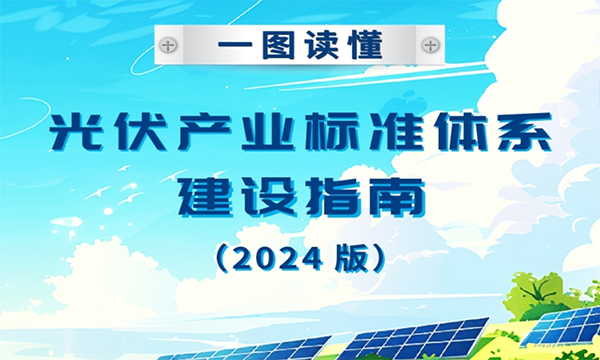 一图读懂丨《光伏产业标准体系建设指南（2024版）》