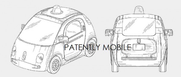 第二代谷歌无人驾驶专利曝光 无脚刹和油门